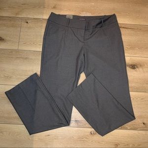 NWT The Limited GRAY DRESS PANTS The New Drew SIZE 12